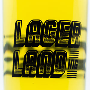 Lager Land(ing) Pint Glass