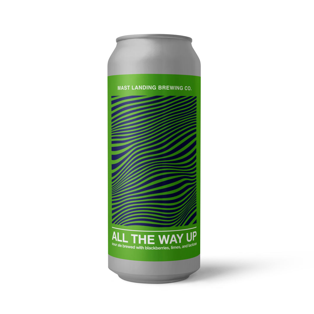 All The Way Up: Sour Ale with Blackberries, Limes & Lactose - 4.8% ABV