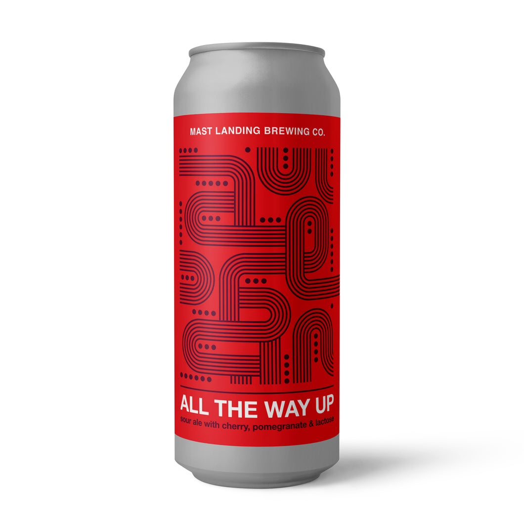 All The Way Up: Sour Ale Brewed with Cherries, Pomegranates & Lactose - 4.8% ABV