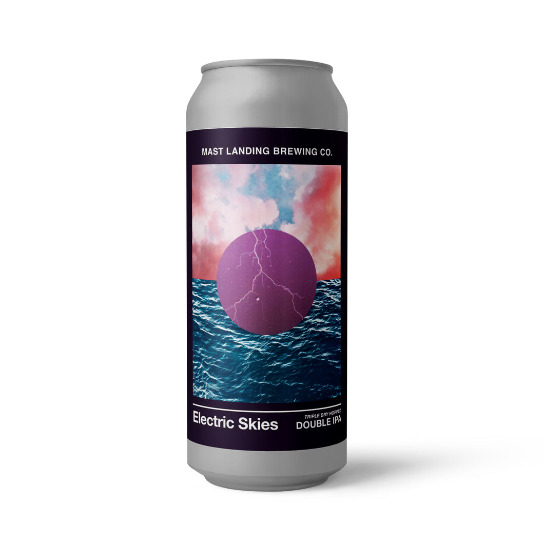 Electric Skies - Triple Dry Hopped Double IPA - 8% ABV