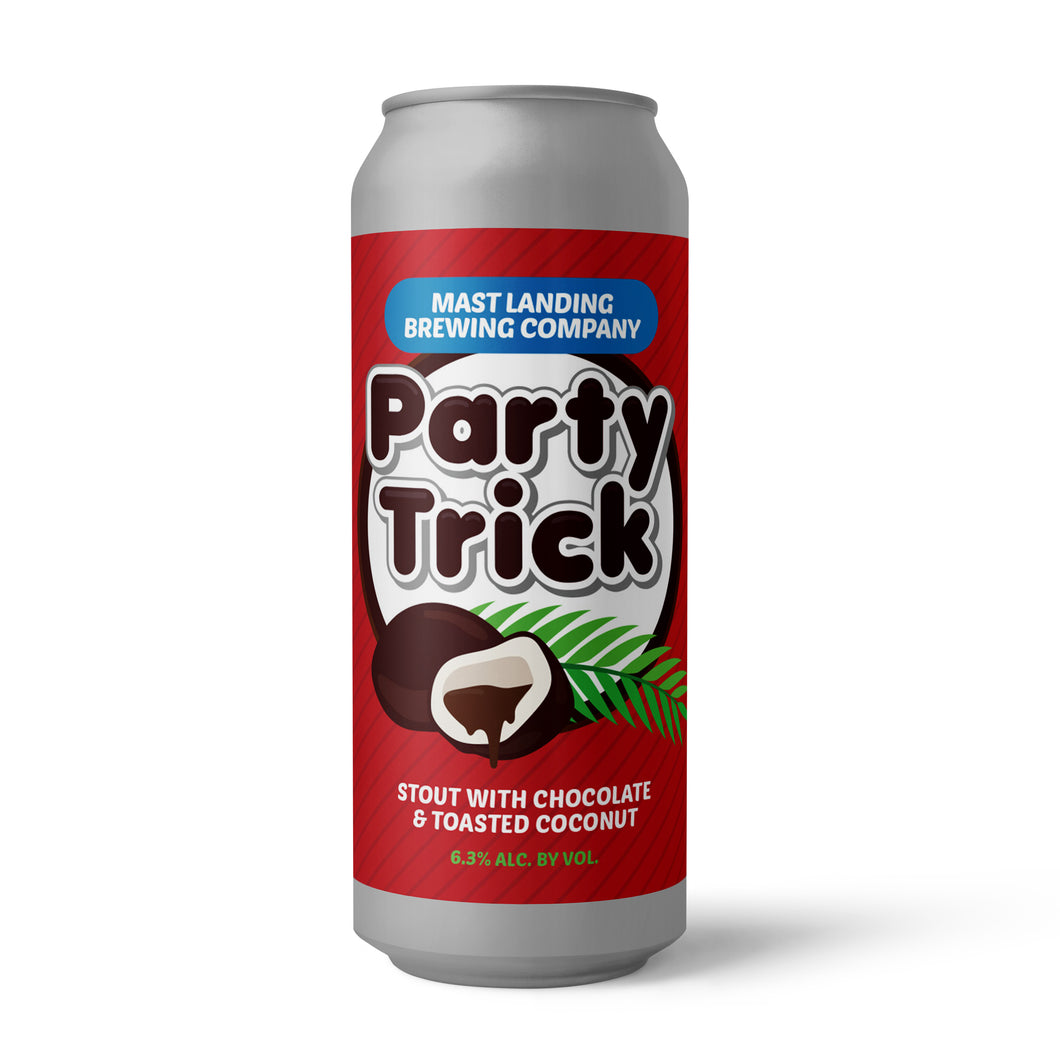 Party Trick - Stout with Chocolate and Toasted Coconut - Collaboration with Banded Brewing Co. - 6.3% ABV