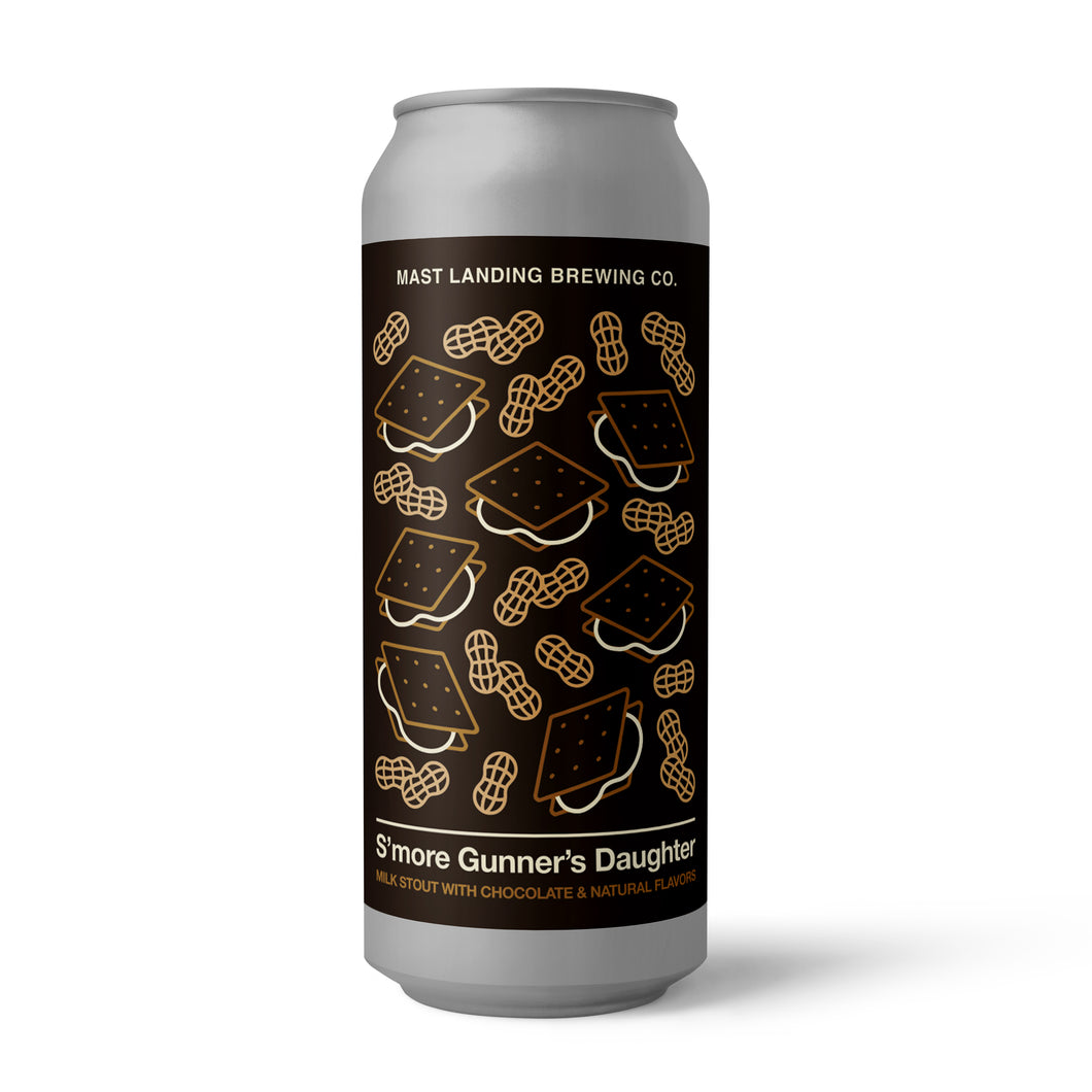 S'More Gunner's Daughter - Milk Stout brewed with Cocoa and Natural Flavors - 5.5% ABV