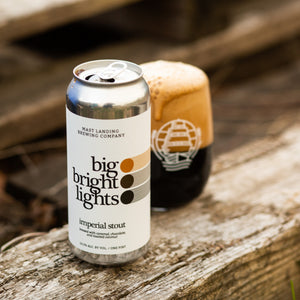Can of Mast Landing big bright lights imperial stout
