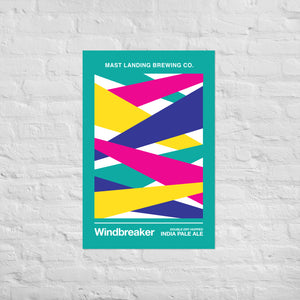Mast Landing Label Poster - Windbreaker IPA
