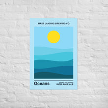 Load image into Gallery viewer, Mast Landing Label Poster - Oceans IPA
