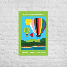 Load image into Gallery viewer, Mast Landing Label Poster - Onward &amp; Upward Kolsch with Lime
