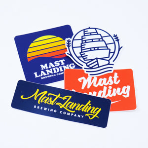 mast landing stickers