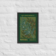 Load image into Gallery viewer, Mast Landing Framed Label Poster - Sanctuary IPA
