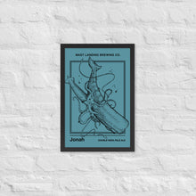 Load image into Gallery viewer, Mast Landing Framed Label Poster - Jonah Double IPA
