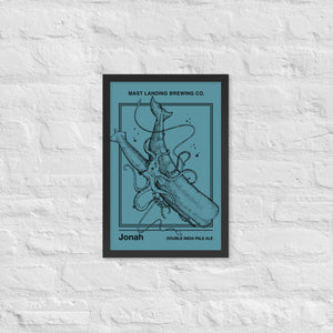 Mast Landing Framed Label Poster - Jonah Double IPA